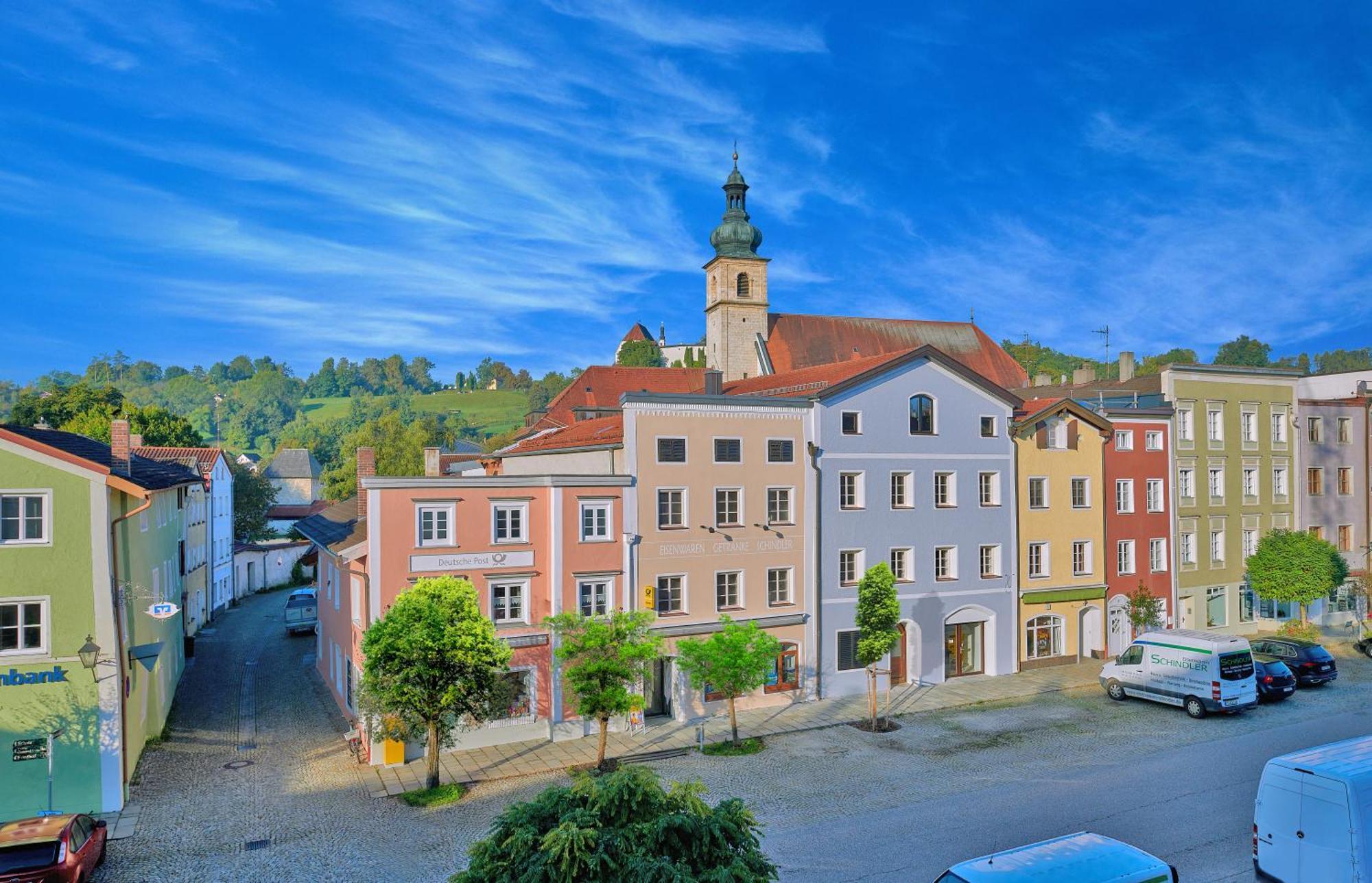 Ferienwohnung Stadtplatz 28 Tittmoning Burghausen Salzburg Familie Bagian luar foto